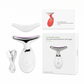 Masajeador Facial y de Cuello LED 3 en 1 | Terapia Térmica y Anti-edad